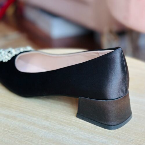 ZAPATO JOYA BAJO SATINADO - Imagen 4