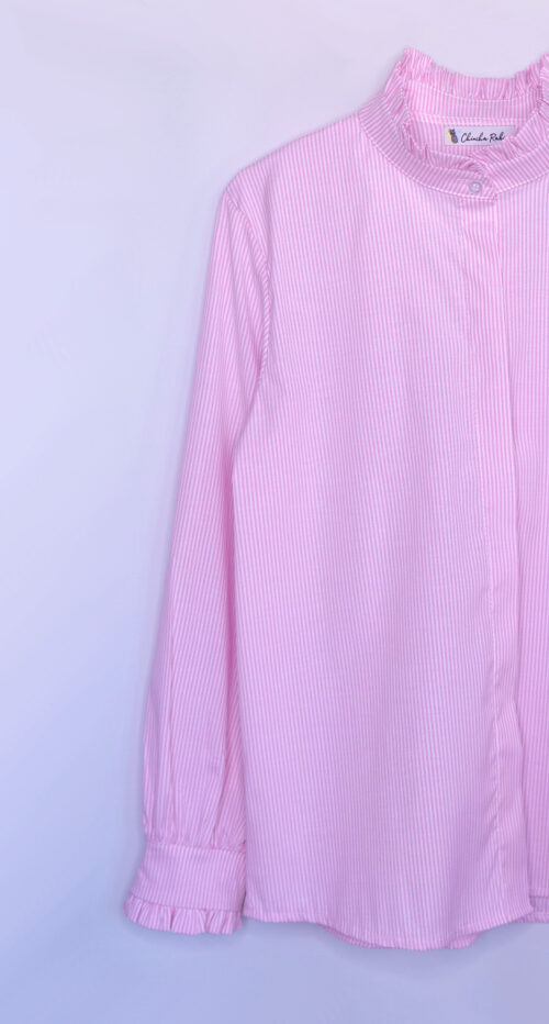 CAMISA TIRILLA VOLANTE RAYAS - Imagen 3