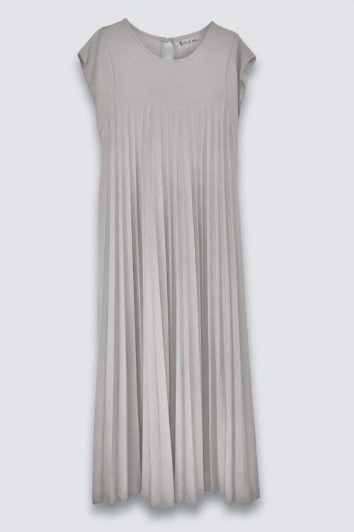 VESTIDO PLISADO MANGA CORTA - Imagen 14