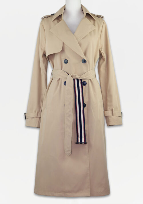 GABARDINA CLÁSICA PREMIUM CINTURÓN REVERSIBLE