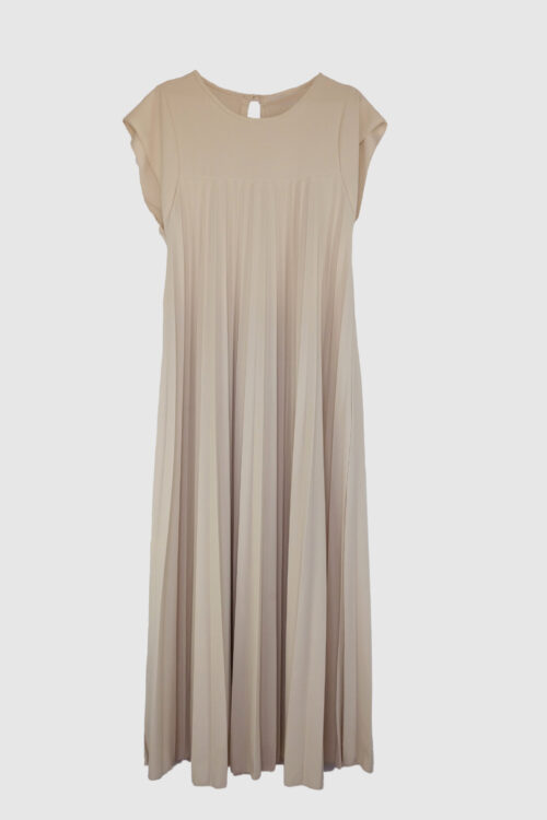 VESTIDO PLISADO MANGA CORTA - Imagen 10