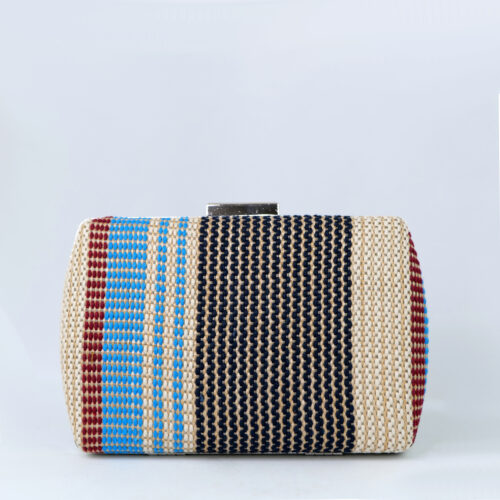 CLUTCH RAFIA RAYAS - Imagen 2
