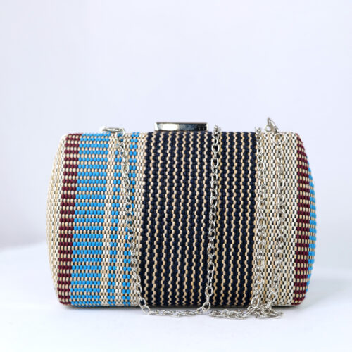 CLUTCH RAFIA RAYAS - Imagen 3