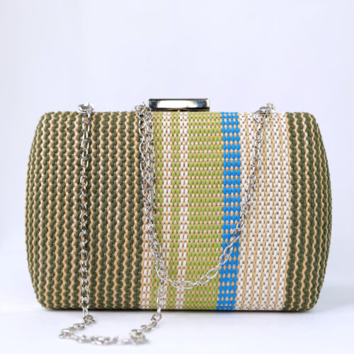 CLUTCH RAFIA RAYAS - Imagen 6