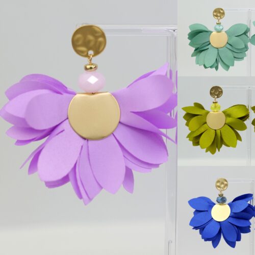 PENDIENTES FLOR