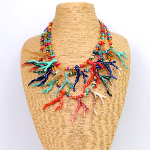 COLLAR CORAL MULTICOLOR - Imagen 2