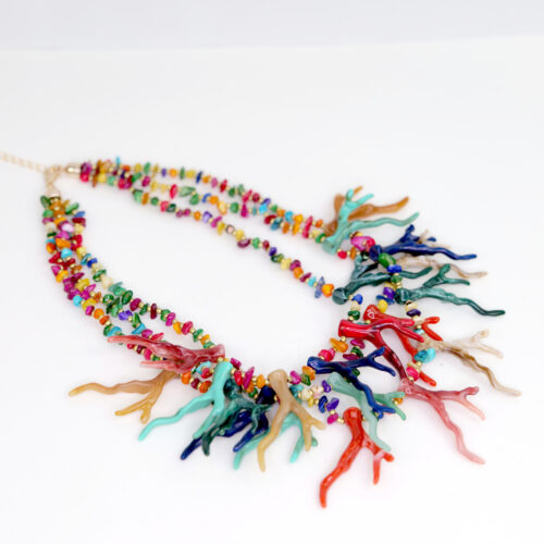 COLLAR CORAL MULTICOLOR - Imagen 3