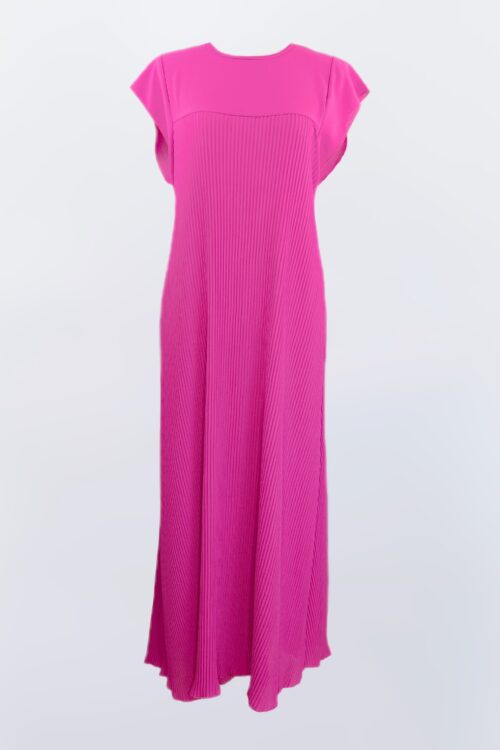 VESTIDO PLISADO MANGA CORTA - Imagen 20