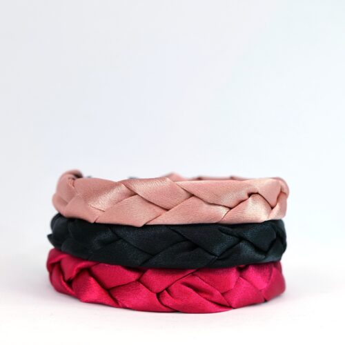 DIADEMA TRENZADA SATINADA