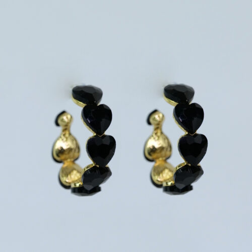 PENDIENTES ARO CORAZONES - Imagen 2