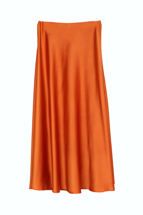 FALDA MIDI SATINADA - Imagen 7