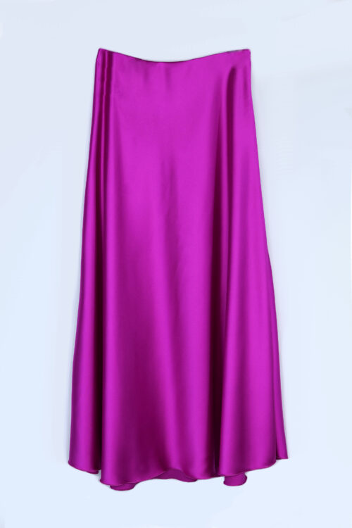 FALDA MIDI SATINADA - Imagen 4