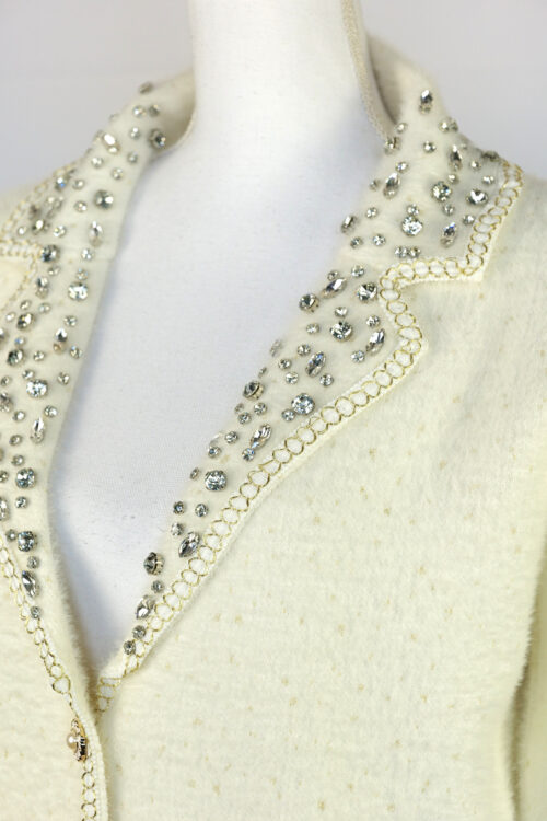 CHAQUETA PUNTO APLIQUES JOYA - Imagen 4