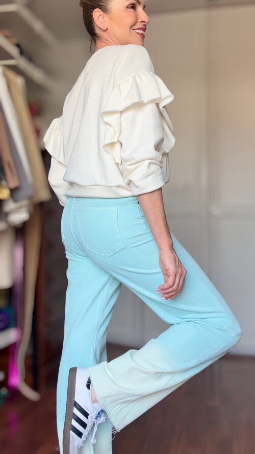 JEANS AGUAMARINA LAVADOS - Imagen 3