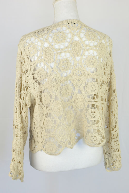 CHAQUETA BOTONES CROCHET - Imagen 3