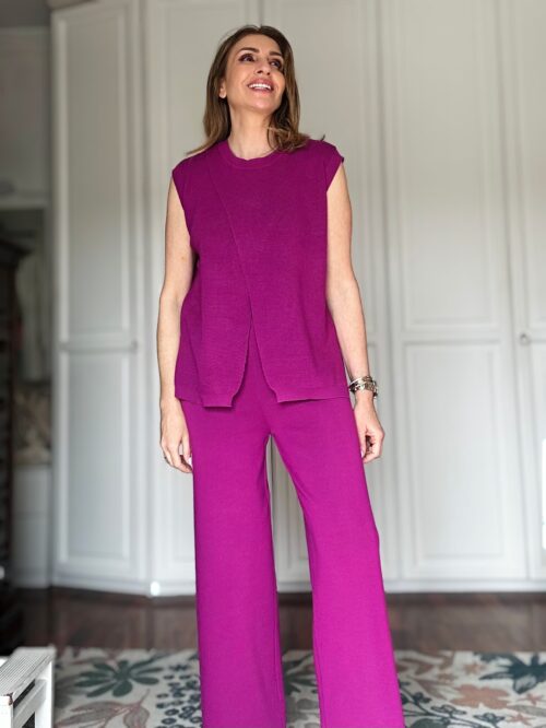 CONJUNTO DE PUNTO TOP Y PANTALÓN