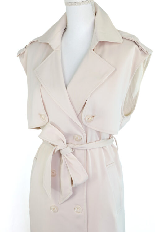 CHALECO LARGO CRUZADO - Imagen 7