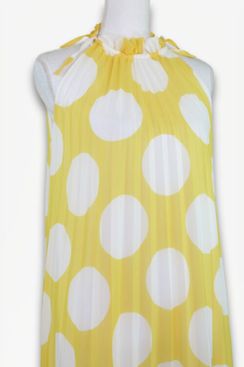 VESTIDO PLISADO LUNARES - Imagen 3