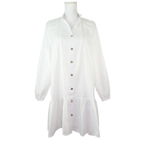 VESTIDO CAMISERO CON LINO - Imagen 3