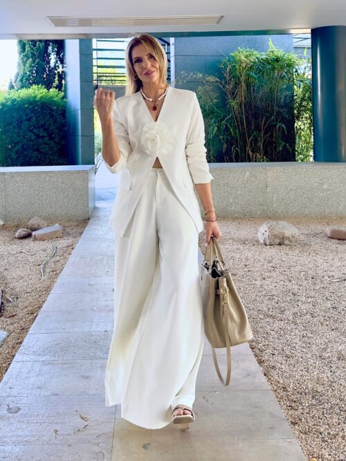 PANTALÓN PALAZZO BLANCO - Imagen 2