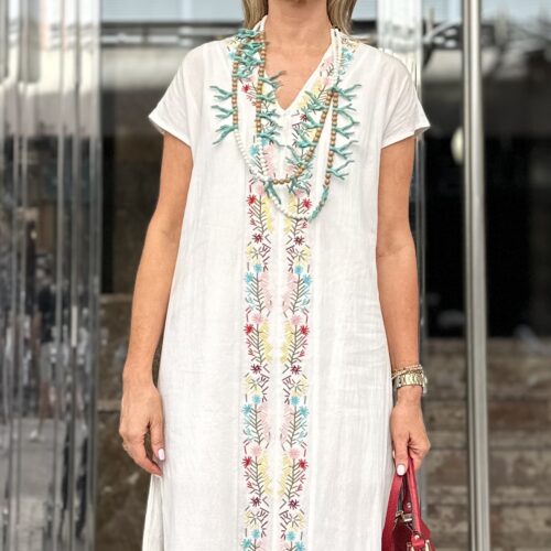 COLLAR CON CUENTAS Y CORAL - Imagen 6