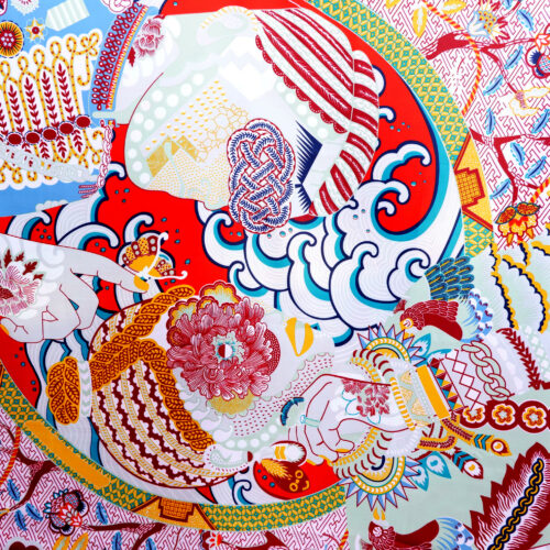 PAÑOLETA CUADRADA MANOS