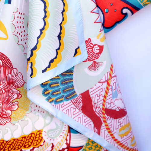 PAÑOLETA CUADRADA MANOS - Imagen 7