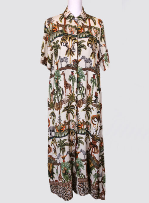 VESTIDO CAMISERO JUNGLA - Imagen 4