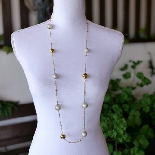 COLLAR LARGO BOLAS