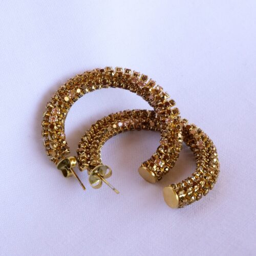 PENDIENTES ARO STRASS - Imagen 7