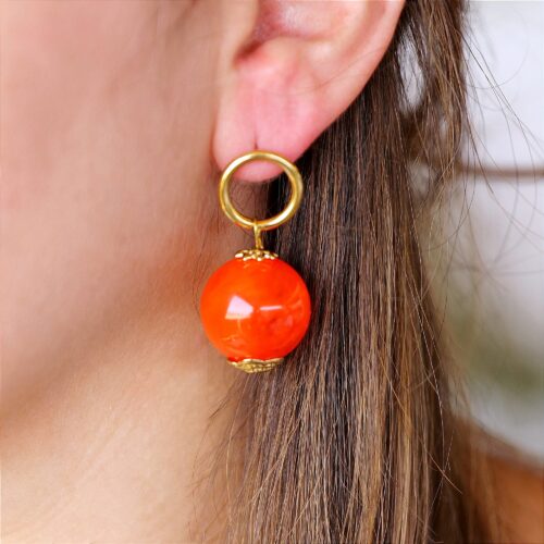 PENDIENTES BOLA COLGANTE