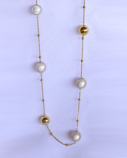 COLLAR LARGO BOLAS - Imagen 2