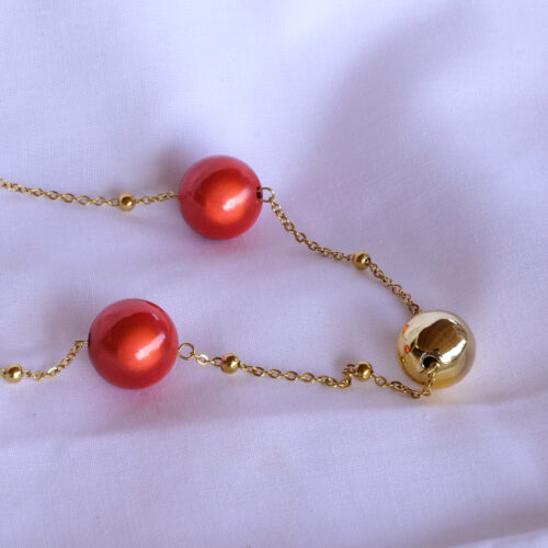 COLLAR LARGO BOLAS - Imagen 3