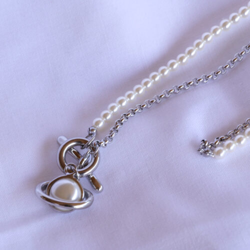 COLLAR MIXTO PERLAS COLGANTE - Imagen 4