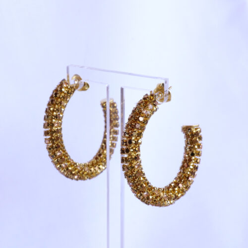 PENDIENTES ARO STRASS