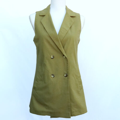 CHALECO CRUZADO ALGODÓN