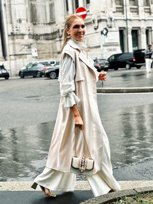 CHALECO LARGO CRUZADO - Imagen 3