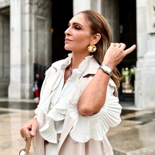 PENDIENTES PLATILLOS PERLAS