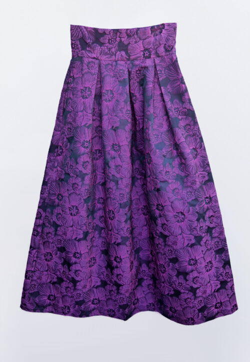 FALDA RELIEVE FLORES