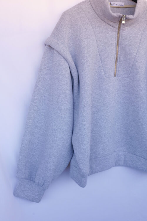 SUDADERA CUELLO CREMALLERA - Imagen 3