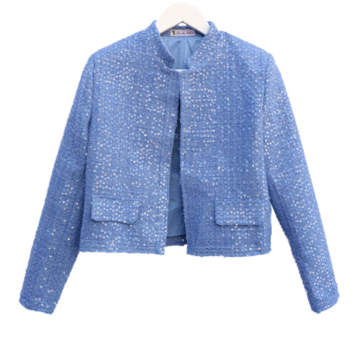 CHAQUETA ESTRUCTURA LENTEJUELAS - Imagen 3