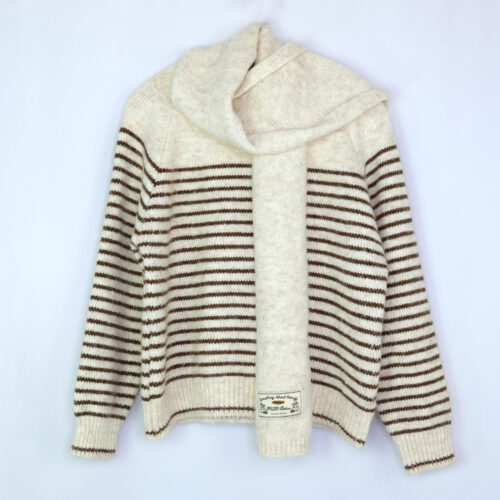 JERSEY RAYAS CON BUFANDA