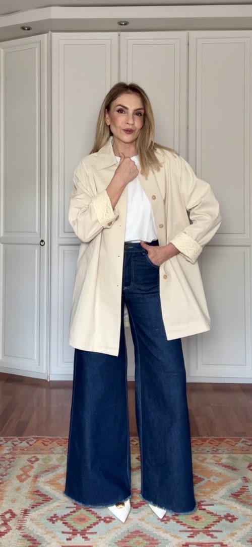 TRENCH PUÑOS CROCHET