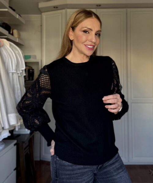 JERSEY MANGAS BORDADAS