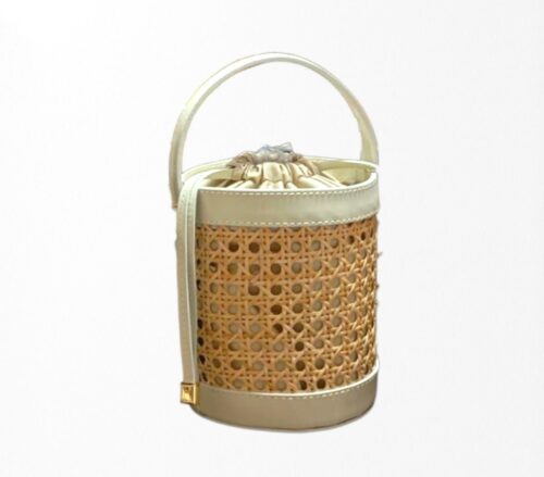 BOLSO BARRIL PIEL RATÁN - Imagen 8