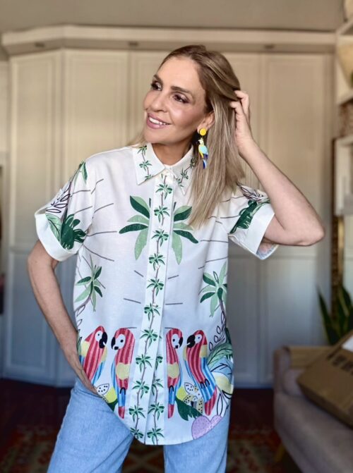 CAMISA MANGA CORTA LOROS