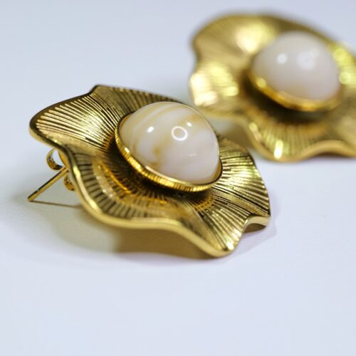 PENDIENTES FLOR ACERO