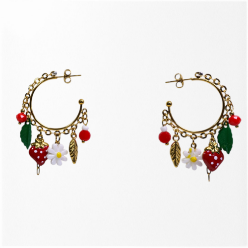 PENDIENTES ACERO CHARMS - Imagen 2