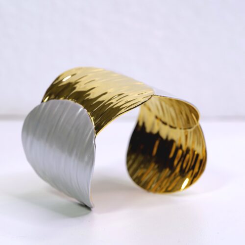 BRAZALETE BICOLOR ACERO - Imagen 2