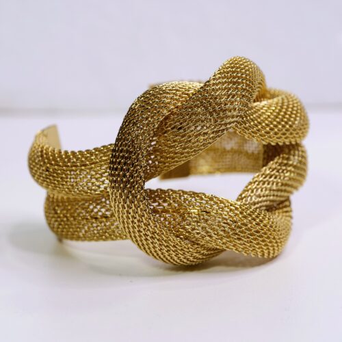 BRAZALETE MALLA NUDO ACERO